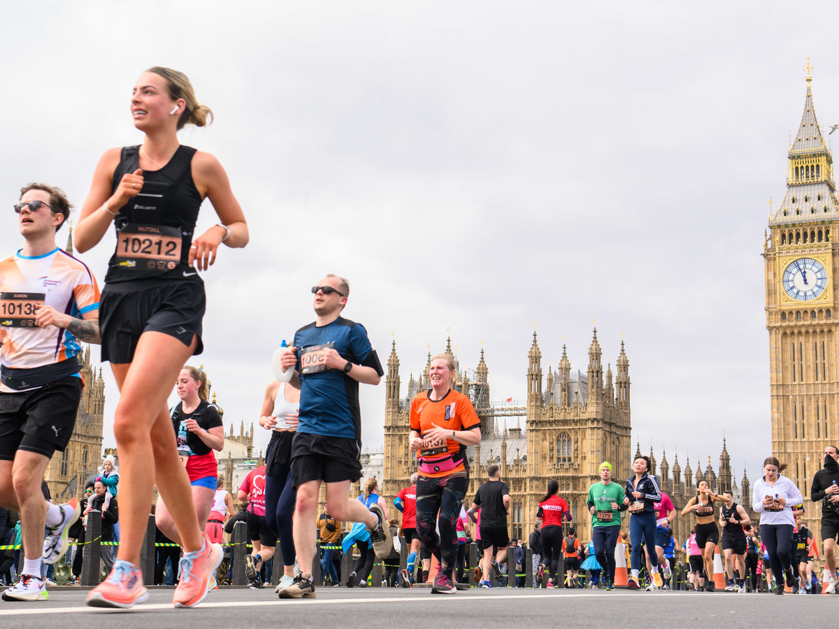 Vom London-Marathon inspiriert zu täglichen Läufen zu Hause