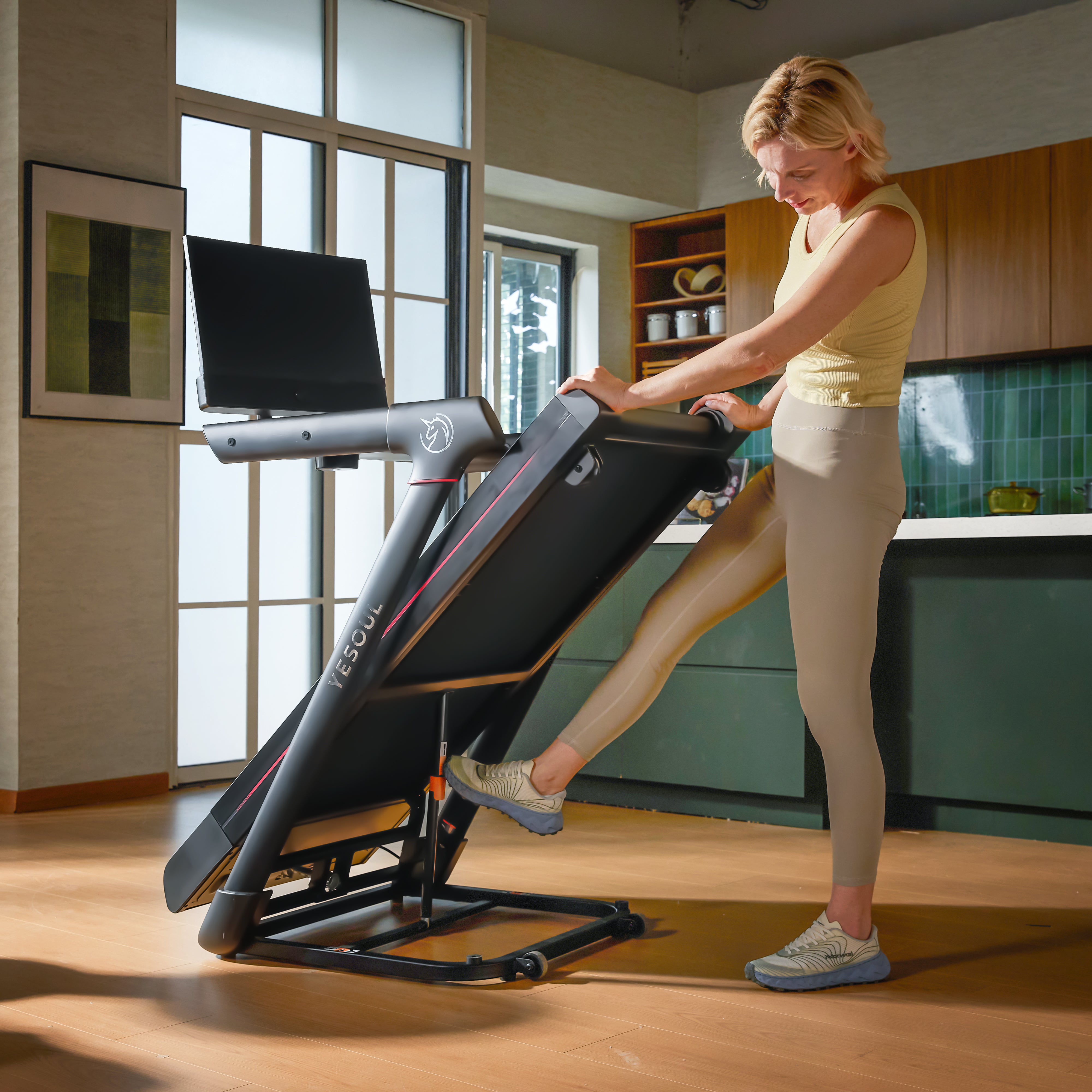 Yesoul T3S Plus Laufband mit 10 % automatischer Steigung– EU-konform