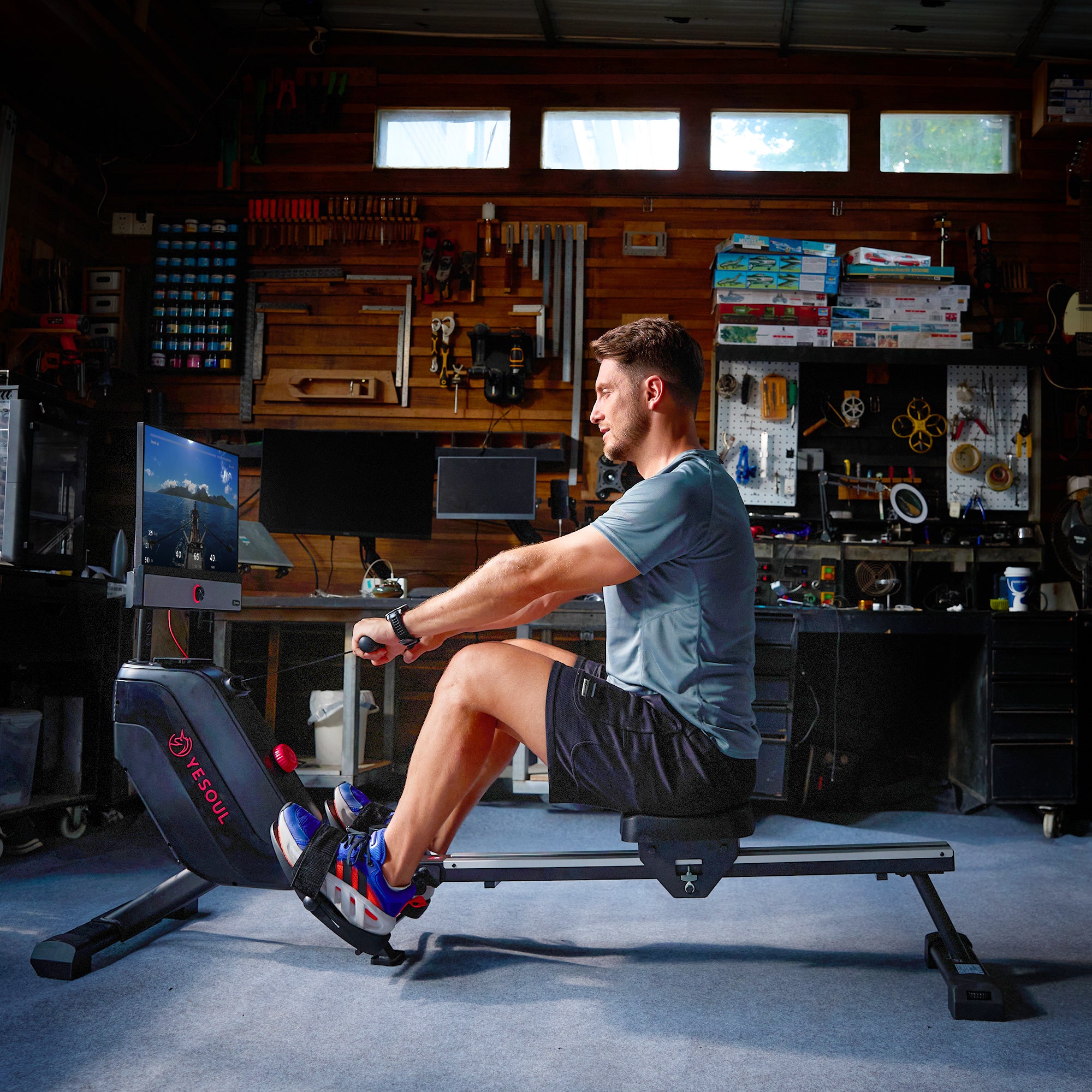 Yesoul R1M Plus (Rudergerät + Bildschirm) – EU-konform