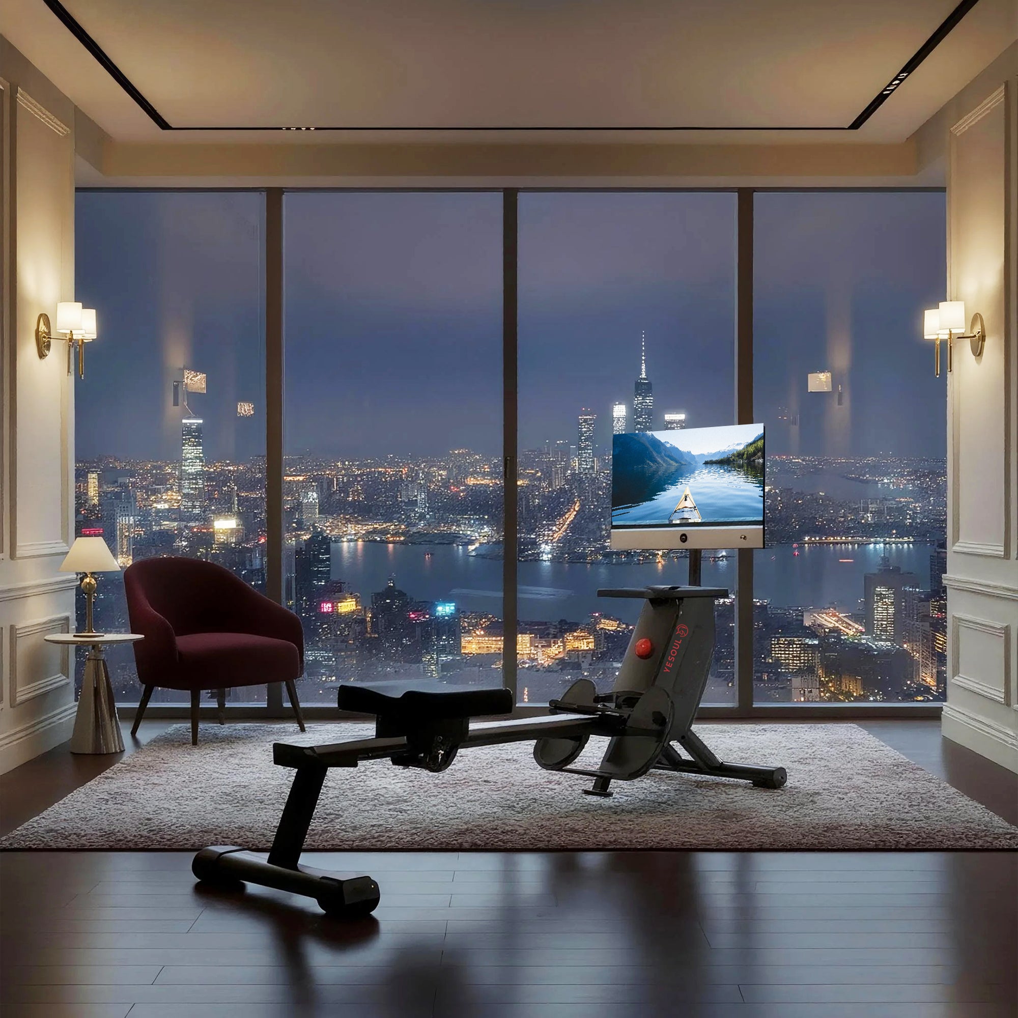 Yesoul R1M Plus (Rudergerät + Bildschirm) – EU-konform