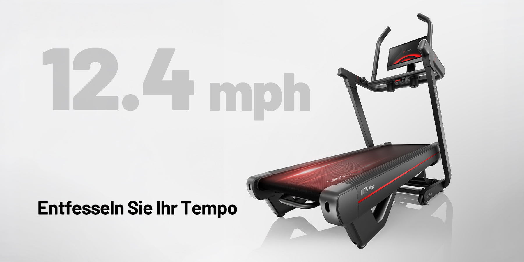 T5 Laufband zur Aufbewahrung zusammengeklappt