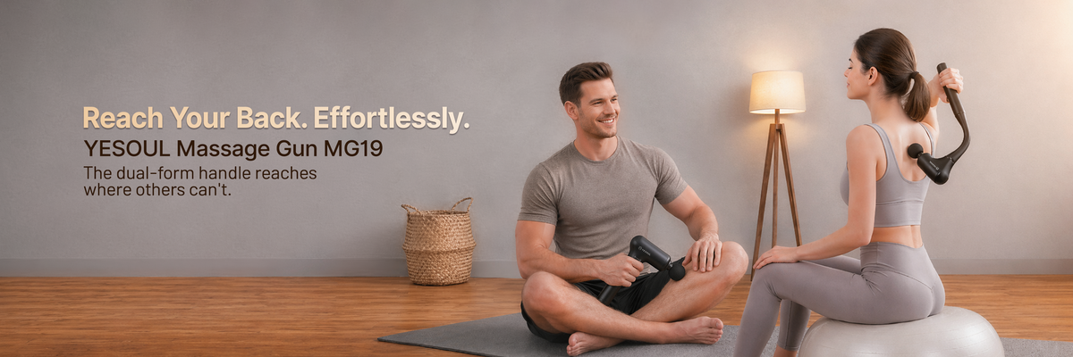 YESOUL MG19 massage gun product and feature information